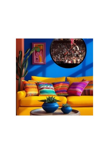 Modern Tasarım Kanvas Saat 1041