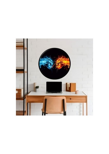 Modern Tasarım Kanvas Saat 358