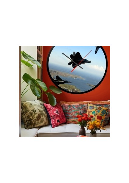 Modern Tasarım Kanvas Saat 1594