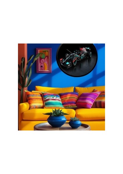 Modern Tasarım Kanvas Saat 802