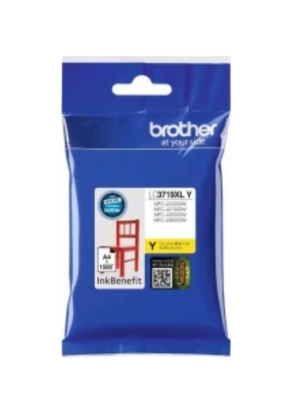 Brother LC3719XL Sarı Orjinal Kartuş 1,5k