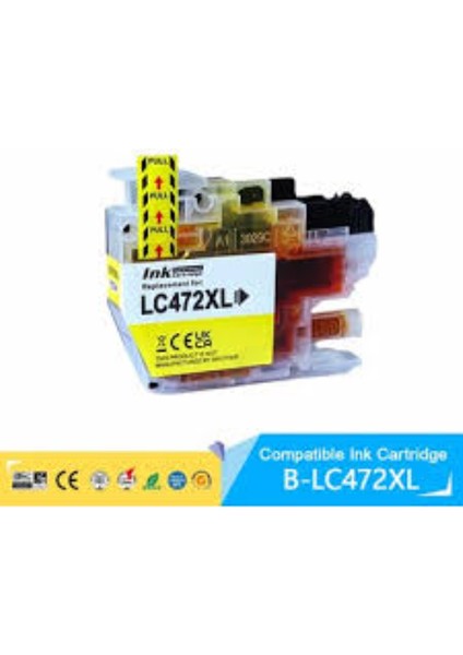 Brother LC472XL Sarı Muadil Kartuş 1,5k