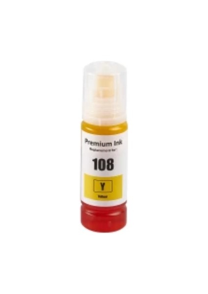 Epson 108 Sarı Muadil Mürekkep 70 Ml.