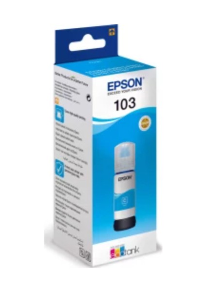 Epson 103 Mavi Orjinal Mürekkep 65 ml