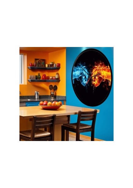 Modern Tasarım Kanvas Saat 1462