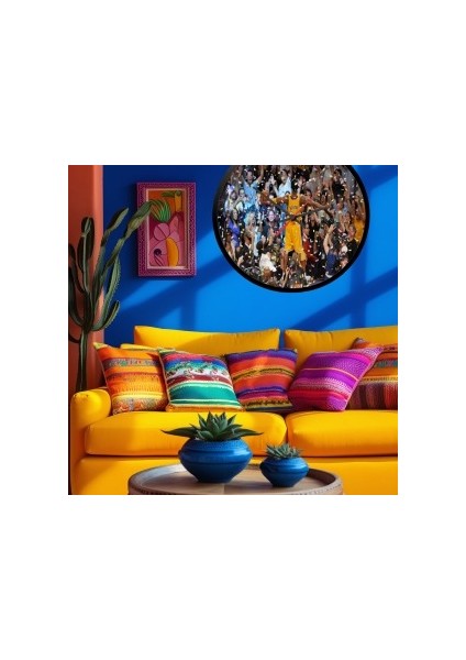 Modern Tasarım Kanvas Saat 1060