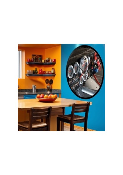 Modern Tasarım Kanvas Saat 1235