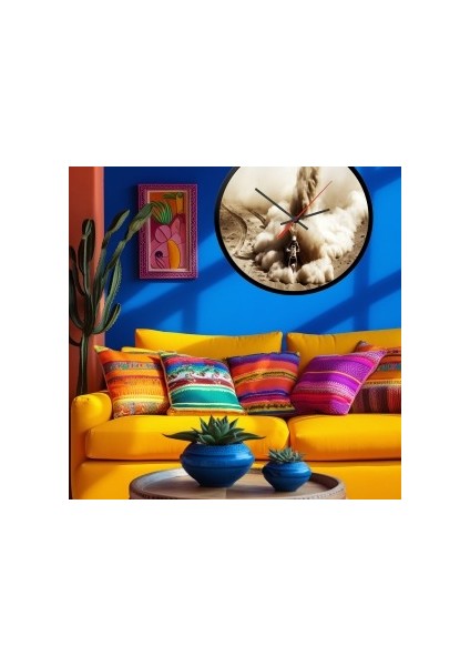 Modern Tasarım Kanvas Saat 912