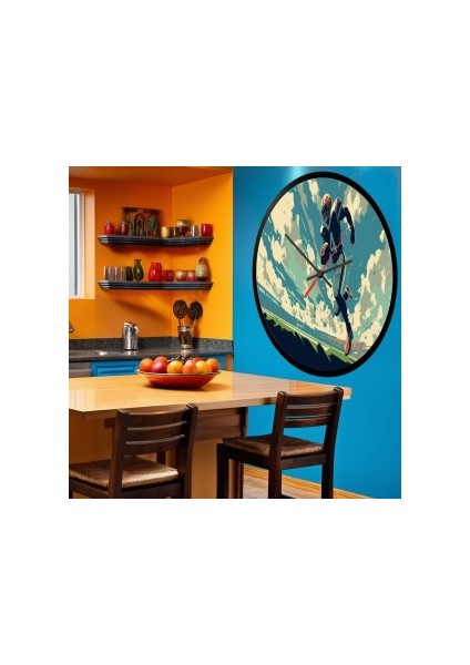 Modern Tasarım Kanvas Saat 1208