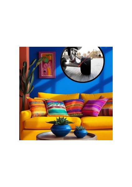 Modern Tasarım Kanvas Saat 829