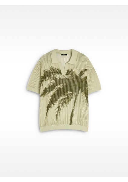 %100 Pamuk Polo Yaka T-Shirt