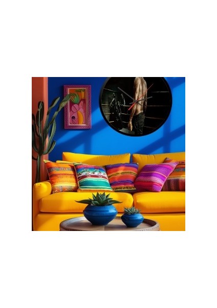 Modern Tasarım Kanvas Saat 1000