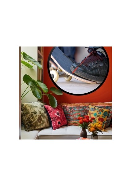 Modern Tasarım Kanvas Saat 1656