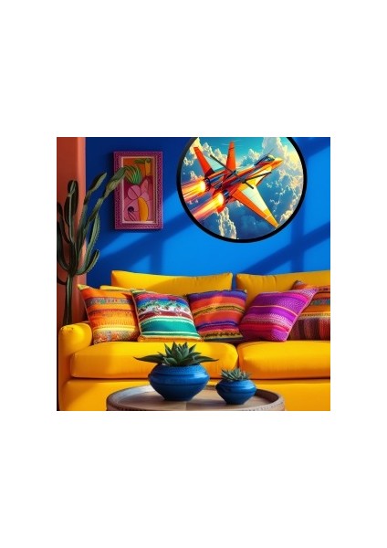 Modern Tasarım Kanvas Saat 951