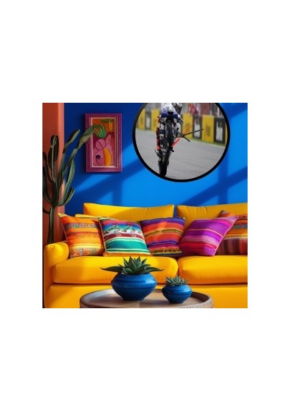 Modern Tasarım Kanvas Saat 740