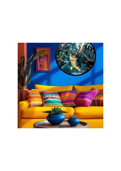 Modern Tasarım Kanvas Saat 1050