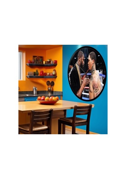 Modern Tasarım Kanvas Saat 1306