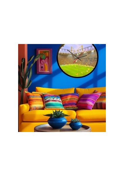 Modern Tasarım Kanvas Saat 851