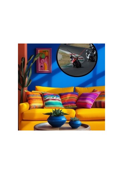 Modern Tasarım Kanvas Saat 774