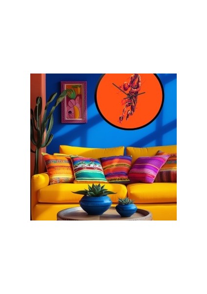 Modern Tasarım Kanvas Saat 754