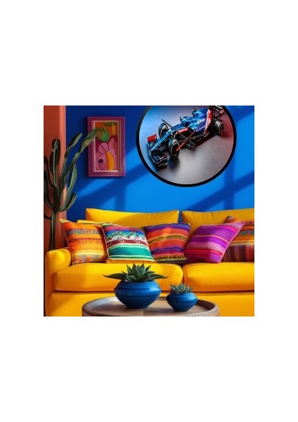 Modern Tasarım Kanvas Saat 801