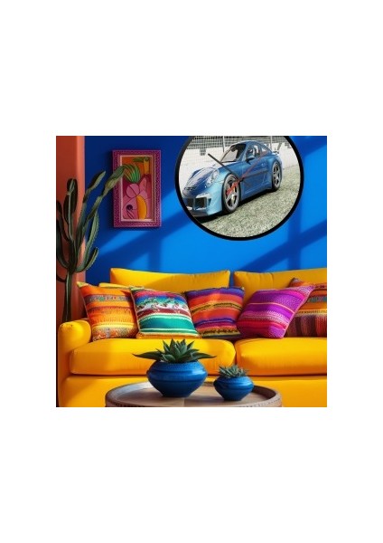 Modern Tasarım Kanvas Saat 897