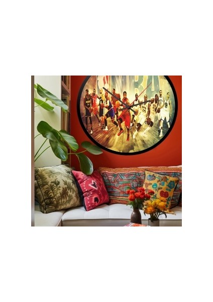 Modern Tasarım Kanvas Saat 1657