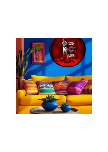 Modern Tasarım Kanvas Saat 1020