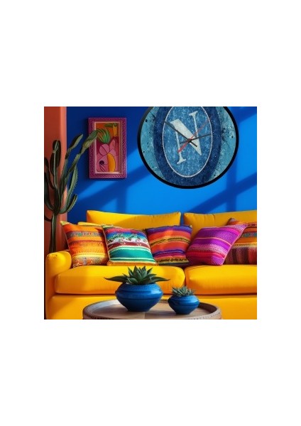 Modern Tasarım Kanvas Saat 997