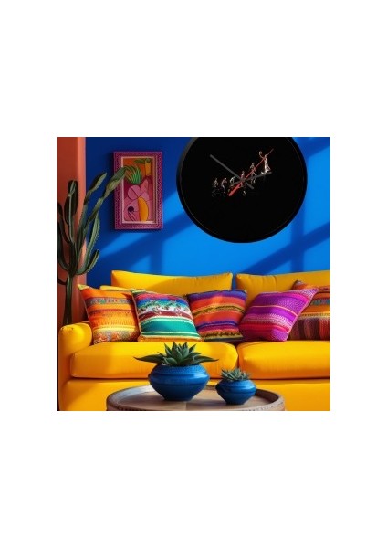 Modern Tasarım Kanvas Saat 1051