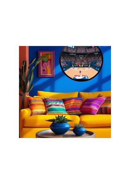 Modern Tasarım Kanvas Saat 883