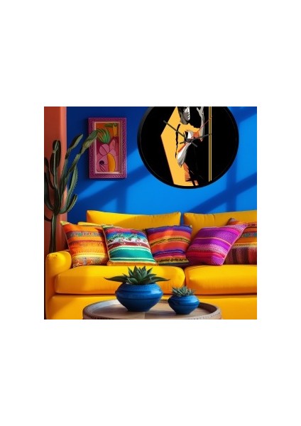 Modern Tasarım Kanvas Saat 1013