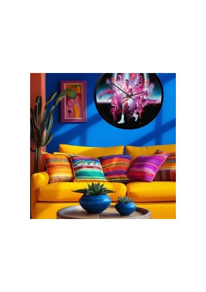 Modern Tasarım Kanvas Saat 1006