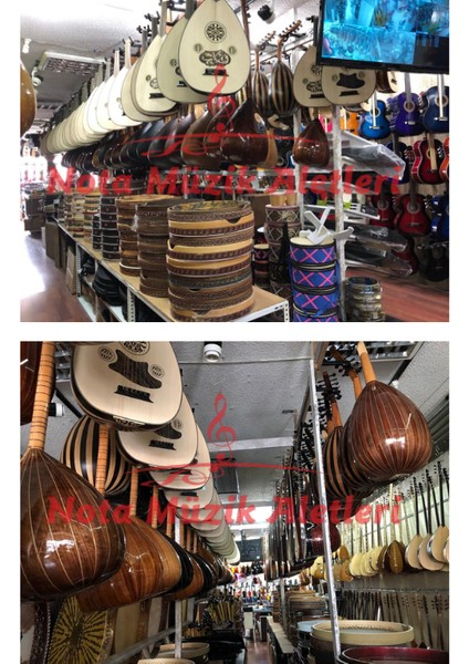 Parlak Cila Öğrenci Üstü Tam Kasa Ud Kılıf Mızrap Dahil KOD9078