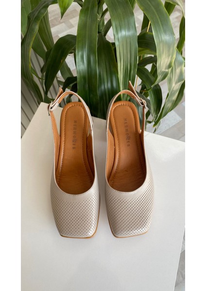 Vincent Buz Deri Kadın Küt Burun Rahat 6 cm Topuklu Ayakkabı fiyatları