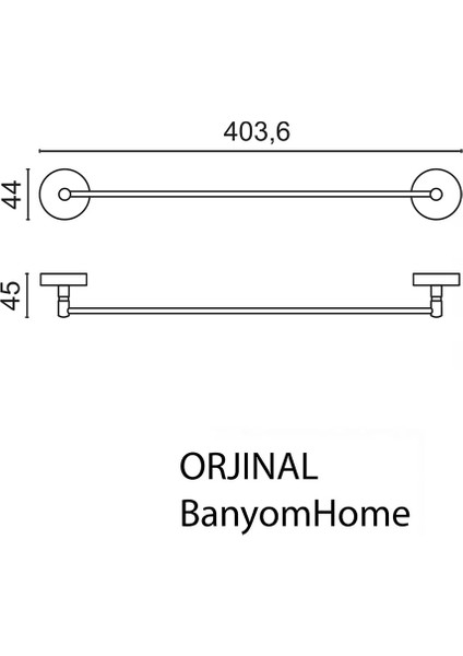 Clk Paslanmaz Pirinç Karaca 40 Cm Uzun Havluluk fiyatları