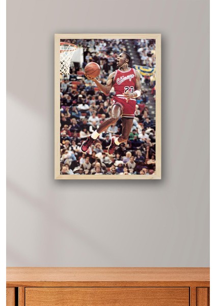 Michael Jordan Çerçeveli Tablo - Chicago Bulls Nba Posteri Tablo fiyatları