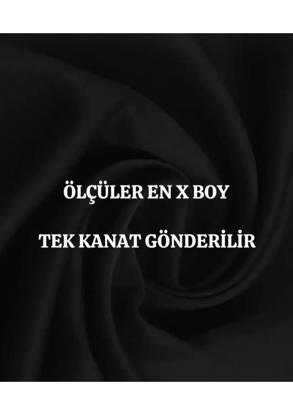 Siyah Işık Geçirmez Blackout Karartma Perde