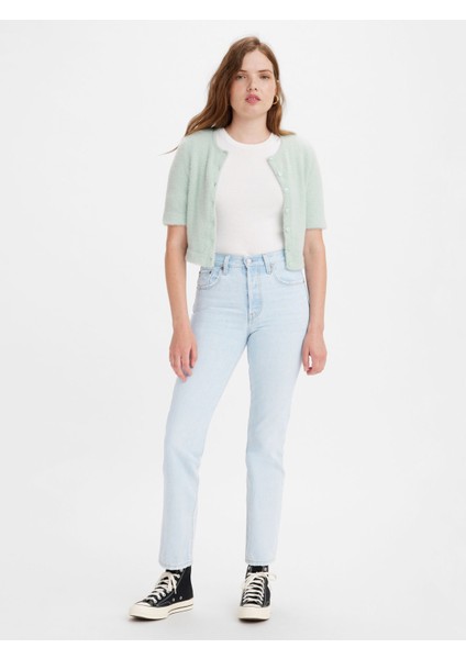501® Kadın Mavi Jean Pantolon 12501-0381
