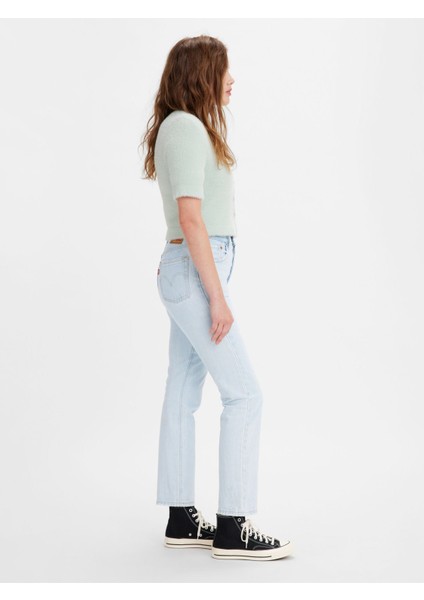 501® Kadın Mavi Jean Pantolon 12501-0381 fırsatları