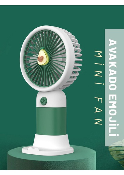 Mini Taşınabilir Masaüstü El Fan Dahili Batarya Kablosuz Kullanım Ultra Kompakt