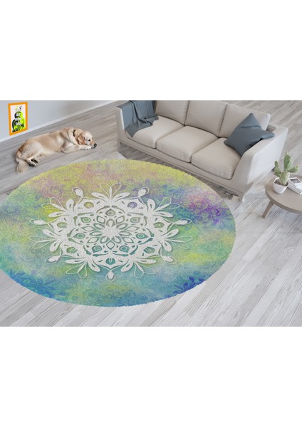Yoga, Meditasyon,burçlar ve Mandala Temalı, Meditasyon, Salon, Mutfak, Oturma Odasıı Halısı 64 indirimleri