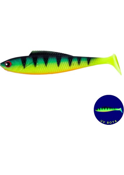 Silikon Sahte Balık - 4,5g 85MM - Fishack Predatorx - Uv Boyalı - Volt fiyatları