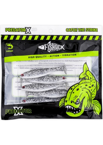 Silikon Sahte Balık - 4,5g 85MM - Fishack Predatorx - Shimmer fırsatları