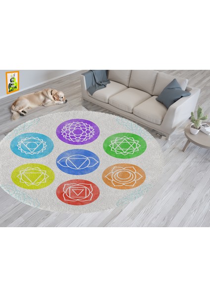 Yoga, Meditasyon,burçlar ve Mandala Temalı, Meditasyon, Salon, Mutfak, Oturma Odasıı Halısı 93 indirimleri