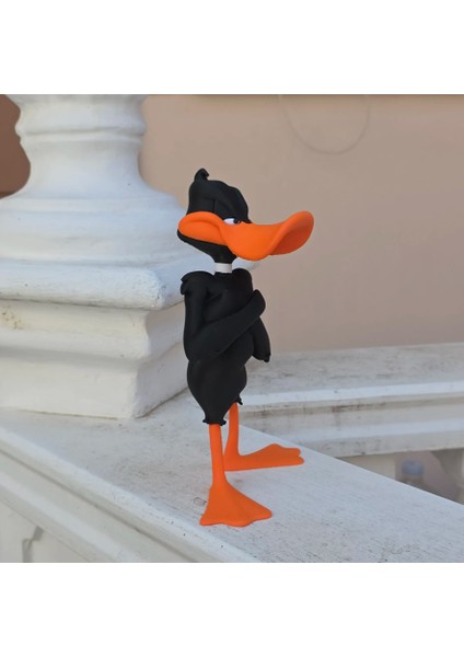 Daffy Duck Figürü 21CM | Looney Tunes Karakter Oyuncağı ve Dekoratif Biblo