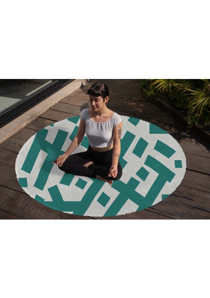 Yoga, Meditasyon,burçlar ve Mandala Temalı, Meditasyon, Salon, Mutfak, Oturma Odasıı Halısı 51