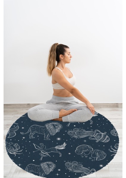Yoga, Meditasyon,burçlar ve Mandala Temalı, Meditasyon, Salon, Mutfak, Oturma Odasıı Halısı 83 fırsatları