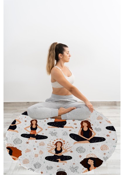 Yoga, Meditasyon,burçlar ve Mandala Temalı, Meditasyon, Salon, Mutfak, Oturma Odasıı Halısı 33 fırsatları
