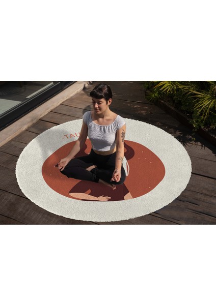 Yoga, Meditasyon,burçlar ve Mandala Temalı, Meditasyon, Salon, Mutfak, Oturma Odasıı Halısı 87